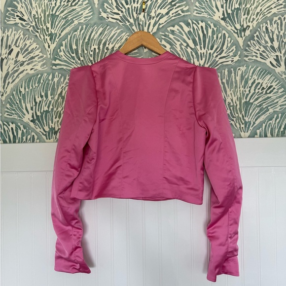 NWT Chloe Colette Jenny Mini Satin Skirt, Juliette Satin Jacket, and Madonna Top - Picture 5 of 11